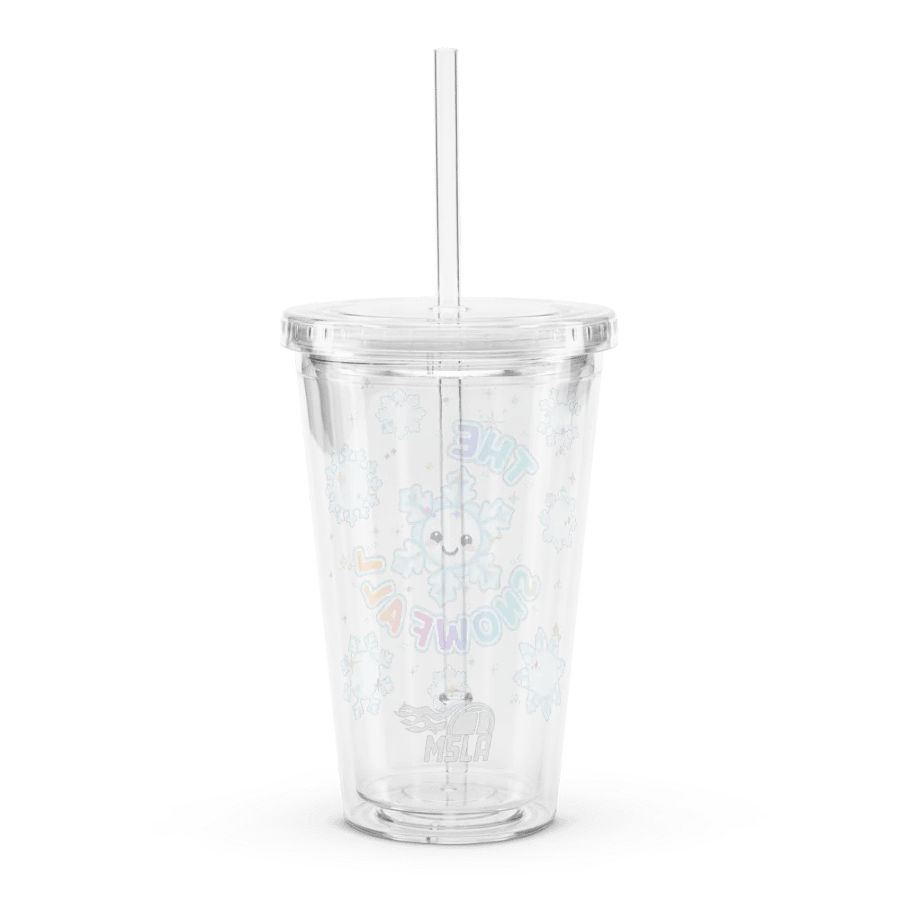 The Snowfall - Double Wall Clear Plastic Tumbler product image (4)