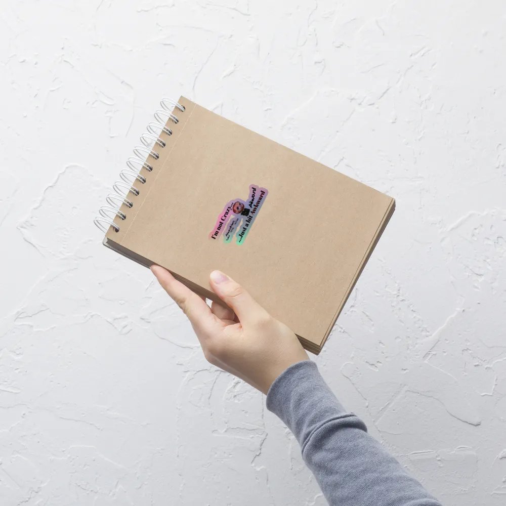 Not Crazy Holographic Sticker product image (7)
