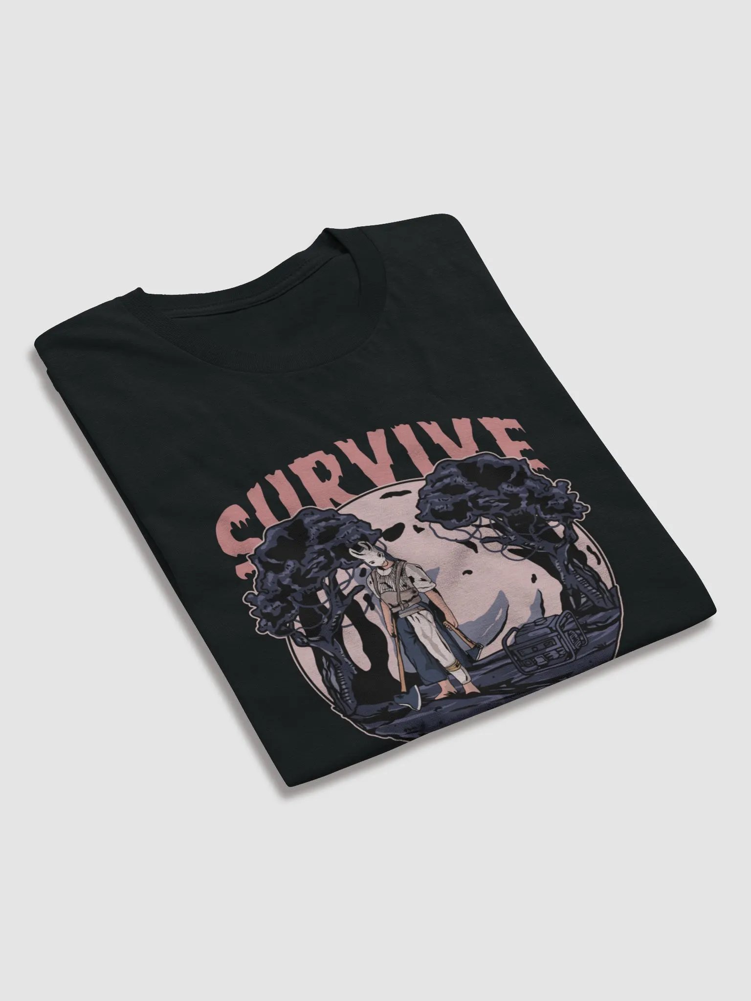 SURVIVE SHIRT - Gildan product image (21)