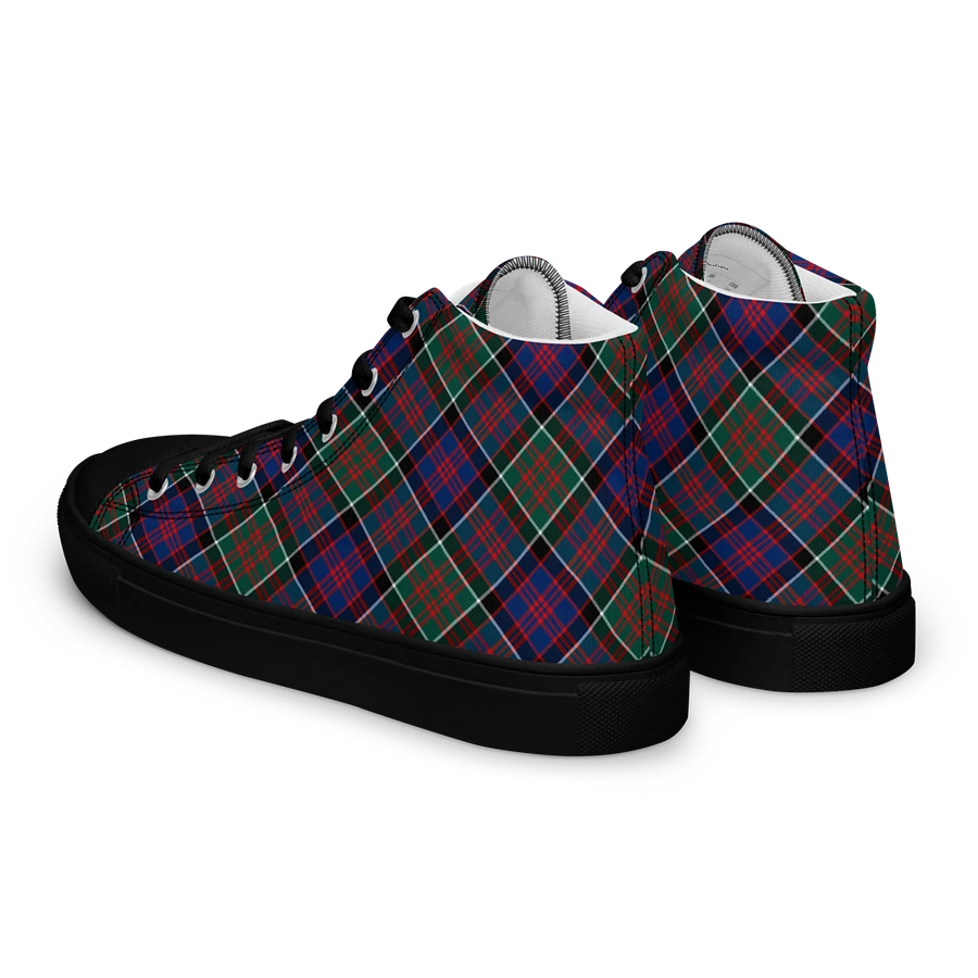 MacDonald Clanranald Tartan Men's High Top Shoes product image (9)