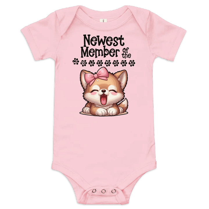Baby Girl Wolfpack Onesie product image (1)