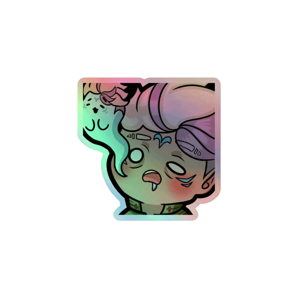 AfressEepy Emote Holographic Sticker product image (1)