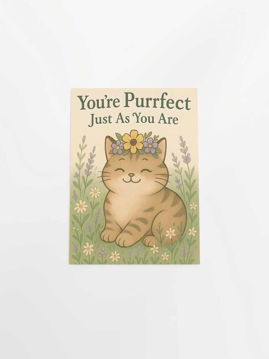 Purrfect Cute Cat Motivational Poster product image (19)