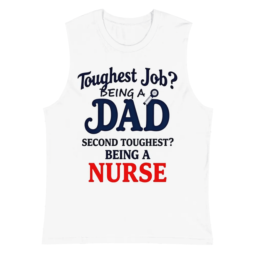 Dad: Toughest Job Muscle Tank product image (2)