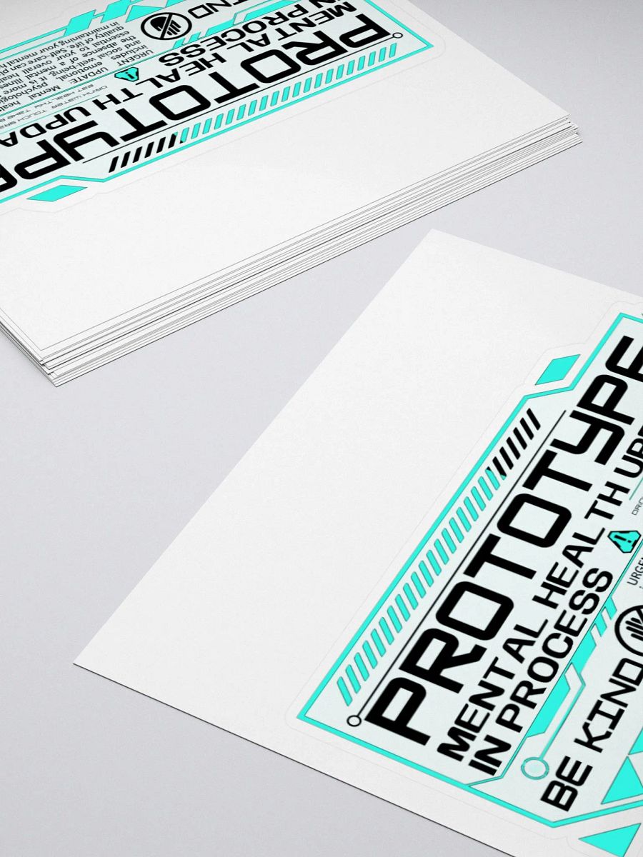 PROTOTYPE: Mental Health Update Sticker product image (4)