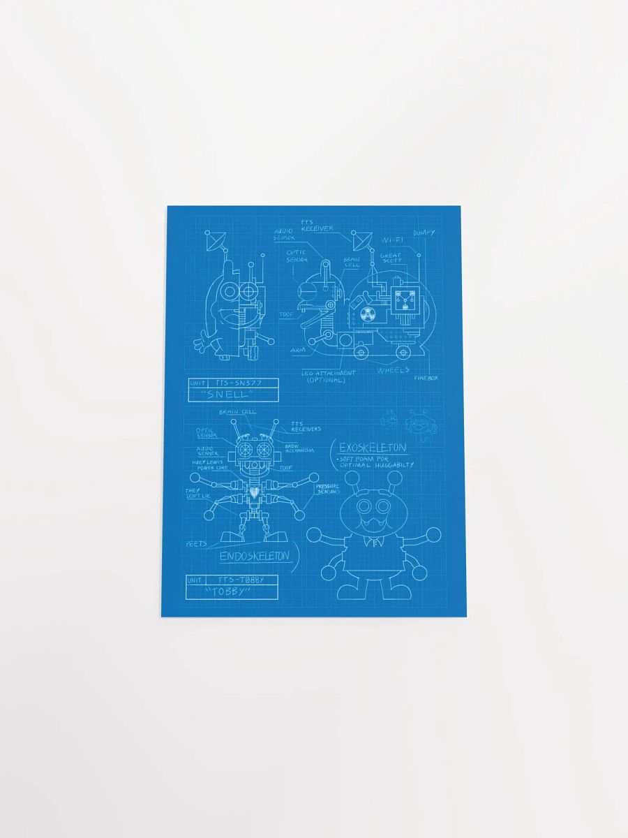 Animatronic Schematics Poster product image (5)