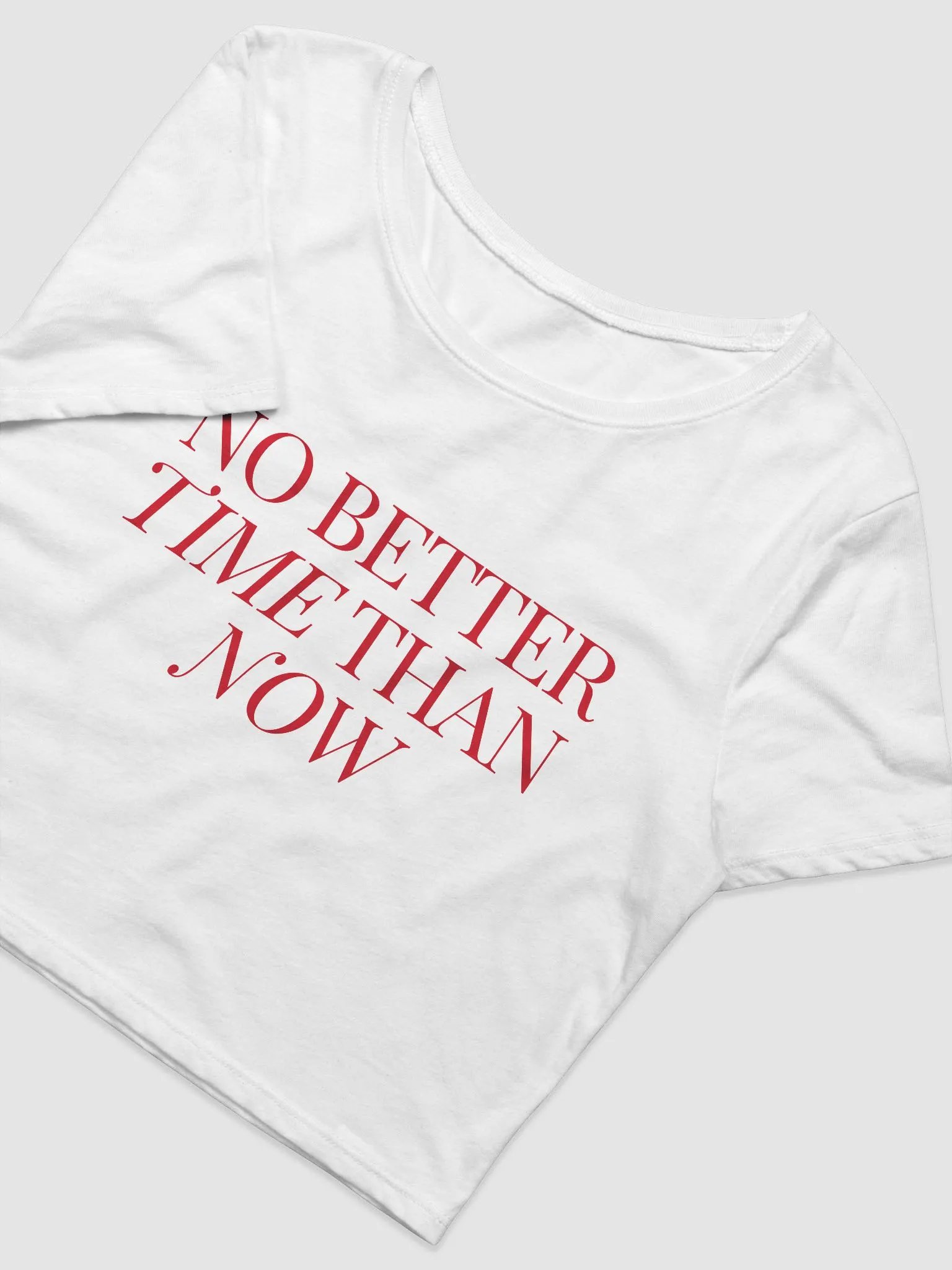 No Better Time Than Now Baby Tee product image (5)