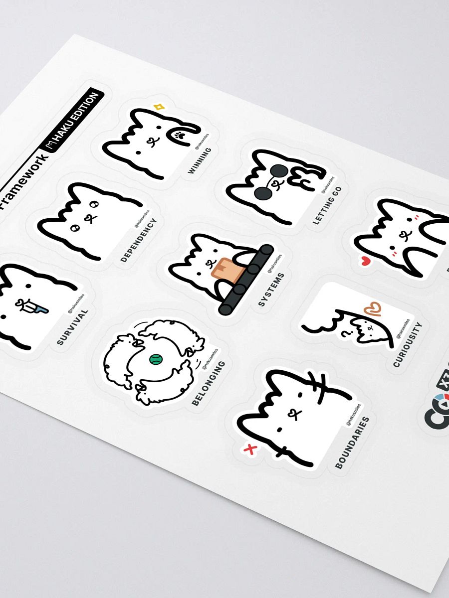Better Life Framework Stickers (HAKU) product image (2)
