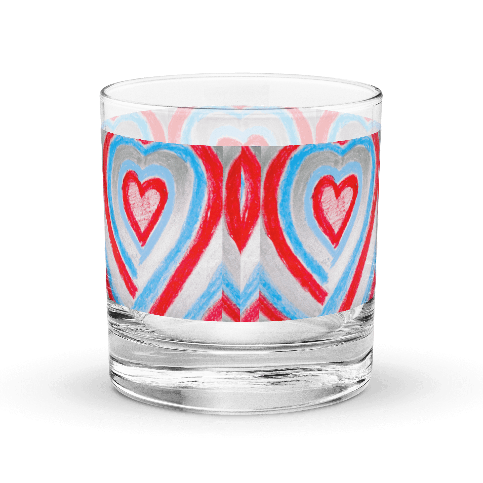 Hearts on the Rocks Glass product image (4)