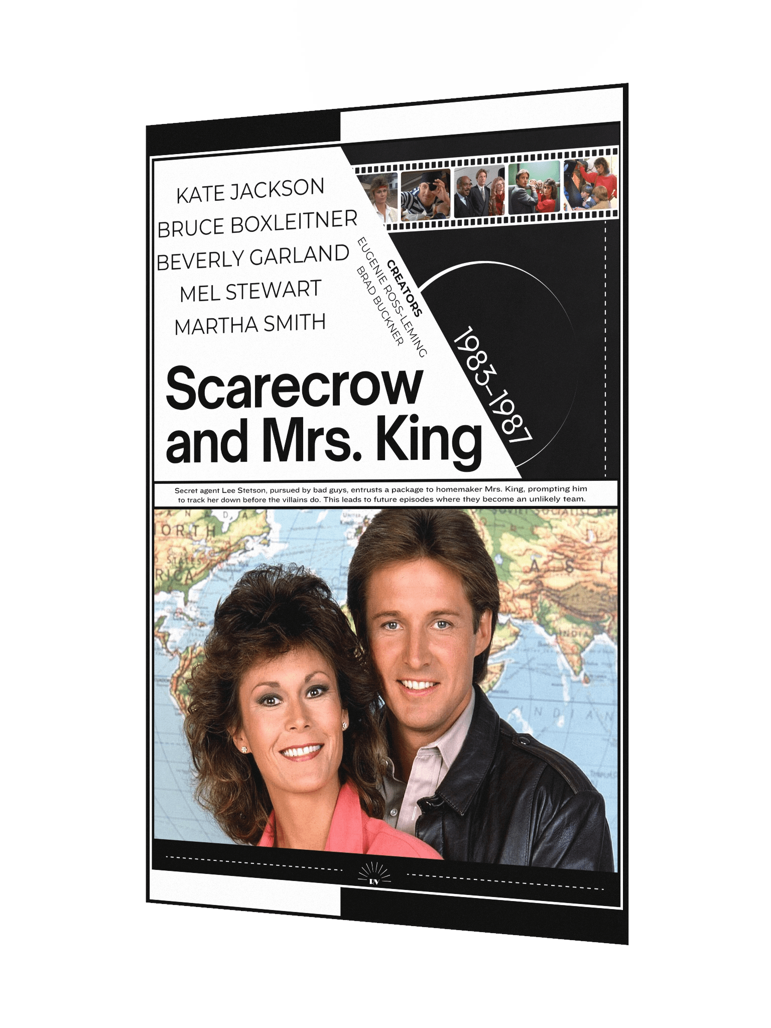 Scarecrow and Mrs. King with Kate Jackson and Bruce Boxleitner 1983–1987 | Poster | 12x18 Wall Art product image (3)