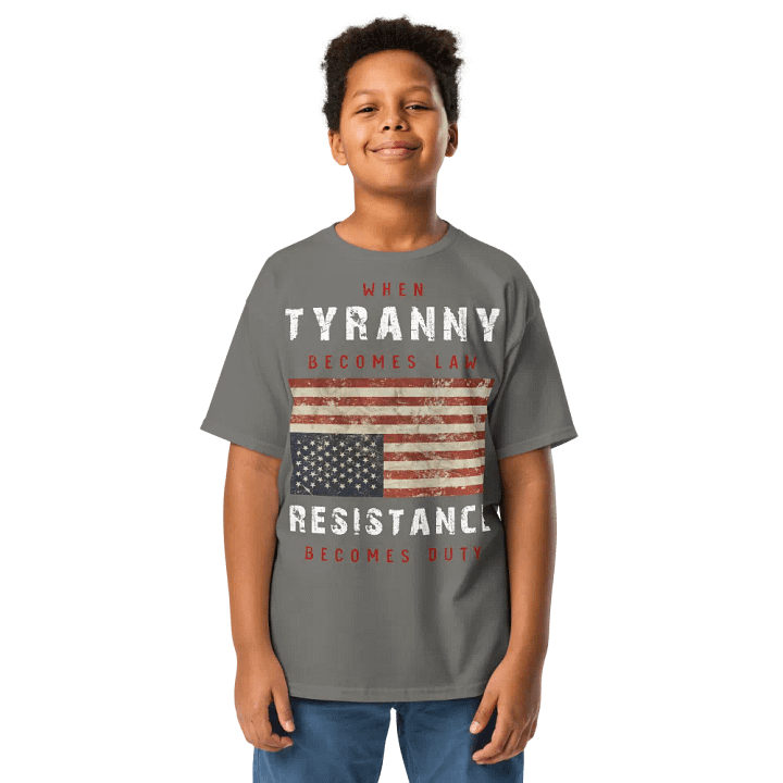 Tyranny Gildan Youth Classic Tee - A product image (1)