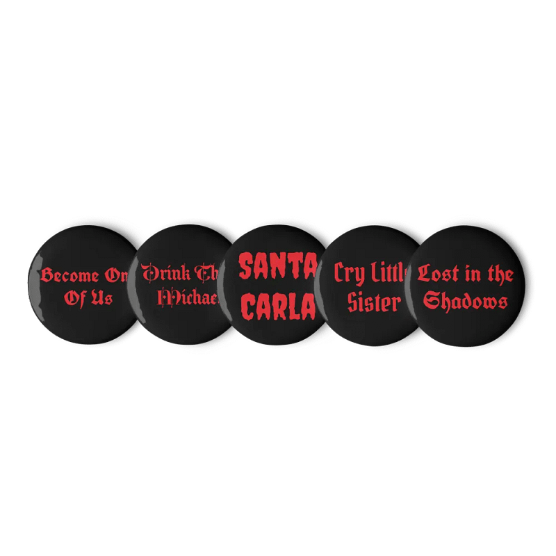 The Lost Boys Theme Button Variety 5 Pack