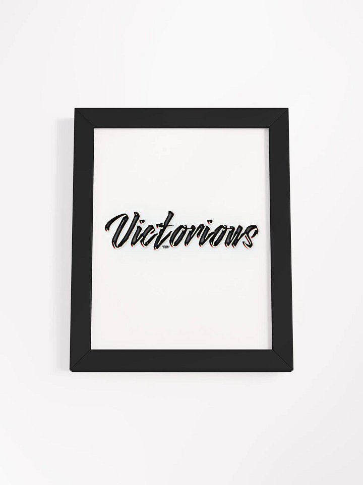 Victorious - Framed - High-Quality Matte Poster product image (1)