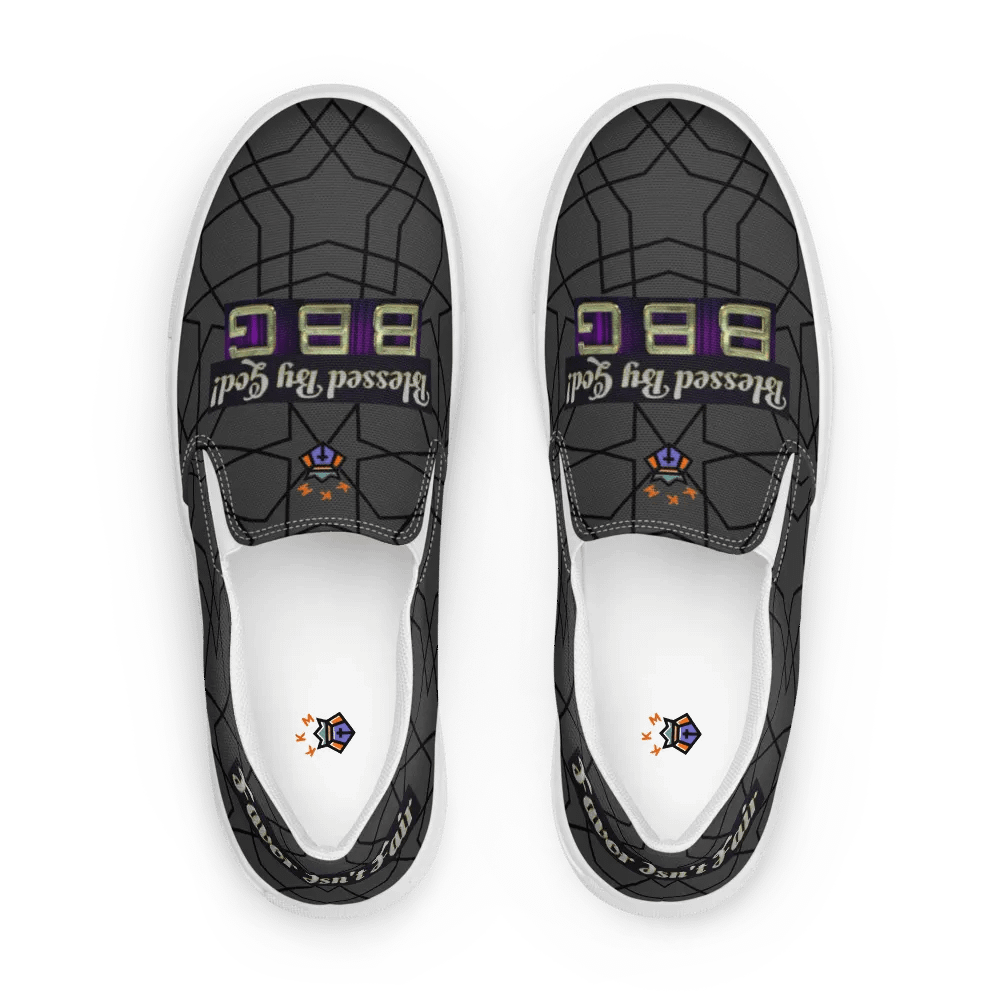 BBG Dark Grey & Black Men's Slip Ons product image (9)