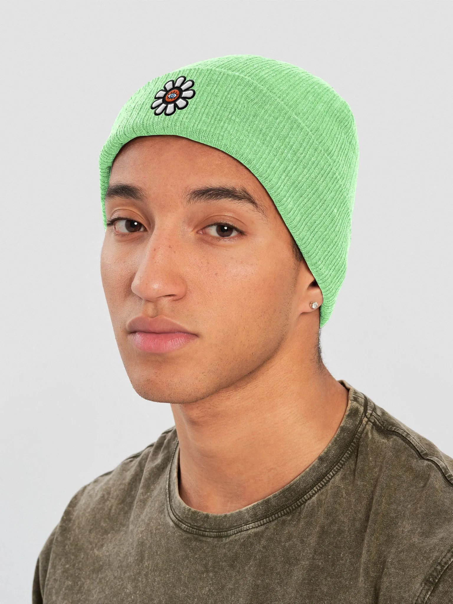 Lucky Eye Ribbed Beanie product image (11)