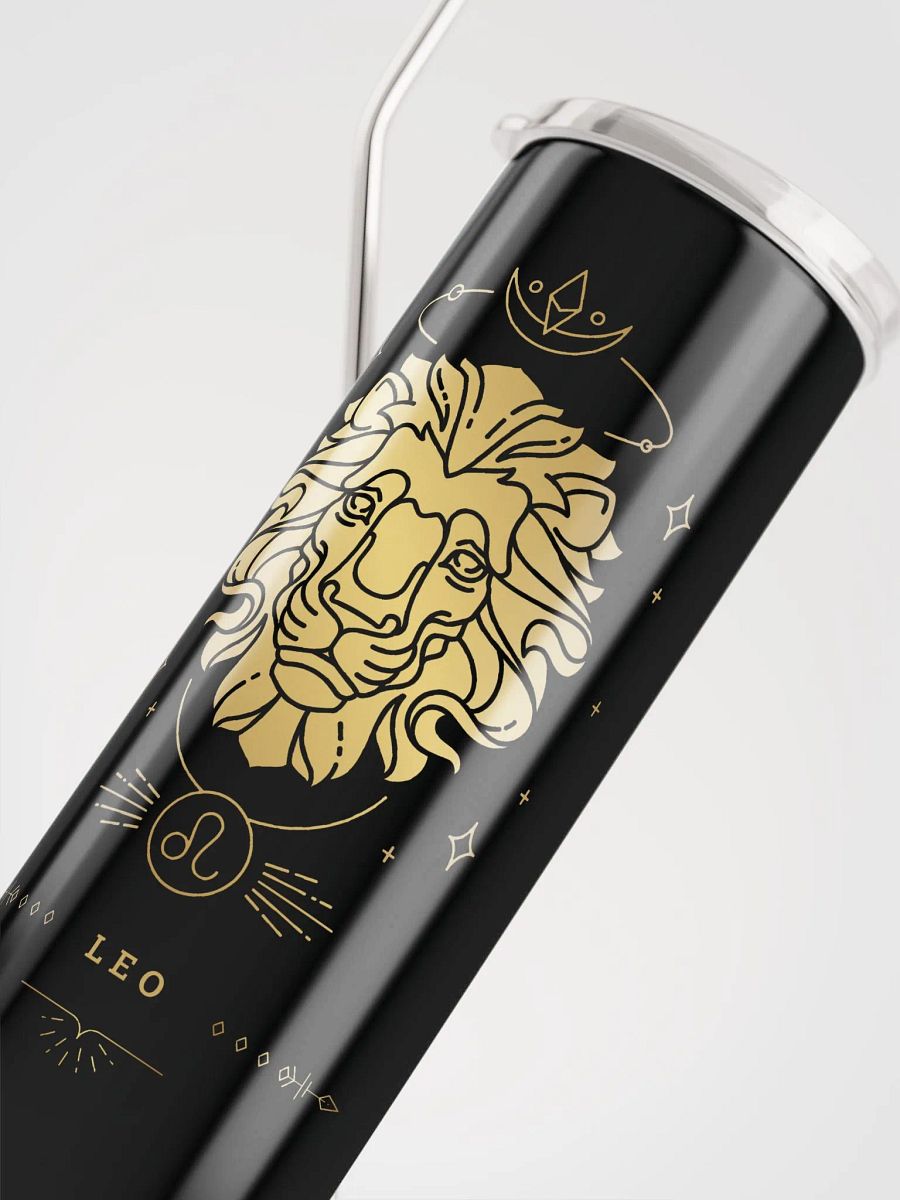 Radiate Leo Pride with our Stainless Steel Zodiac Tumbler | Eco-Friendly, Leo-Inspired Design! product image (5)