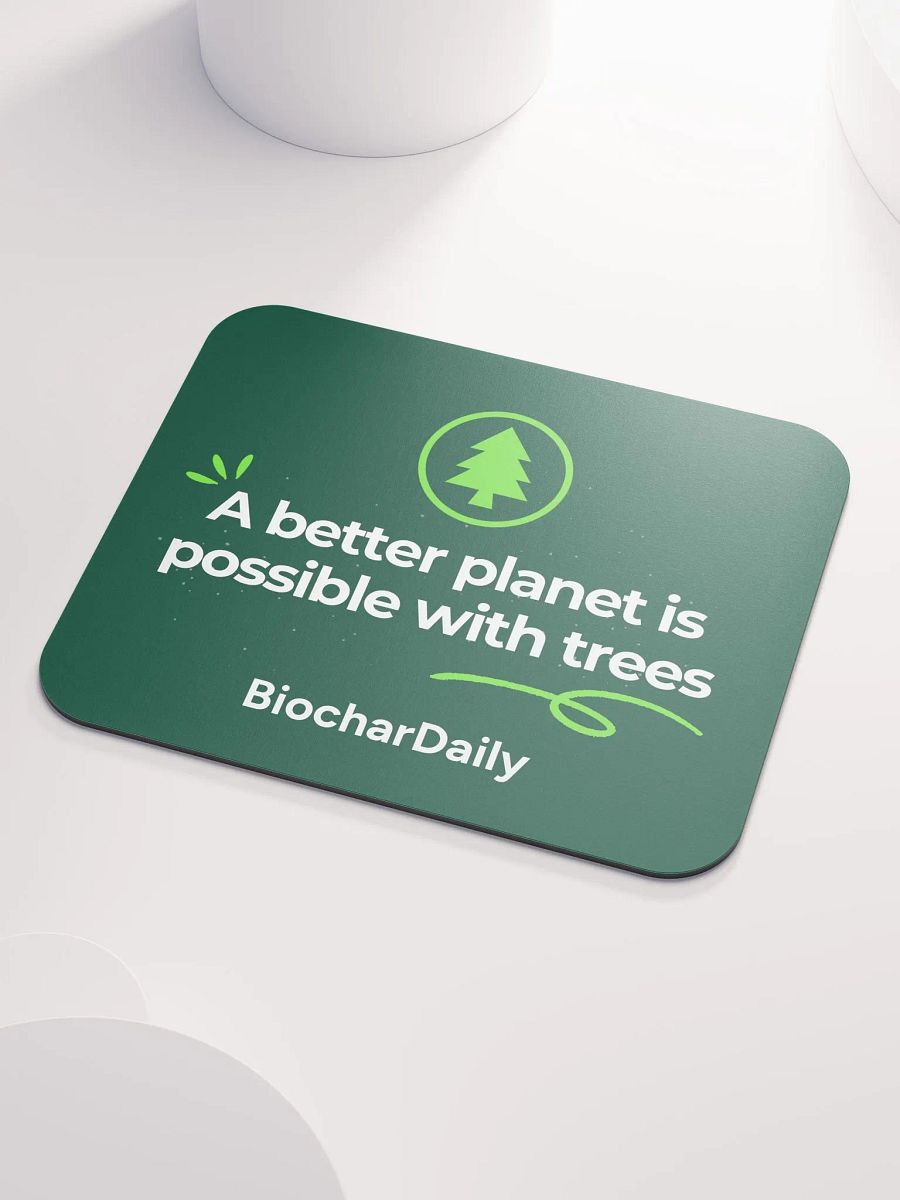 “A Better Planet” Classic Mouse Pad – BiocharDaily Edition product image (3)