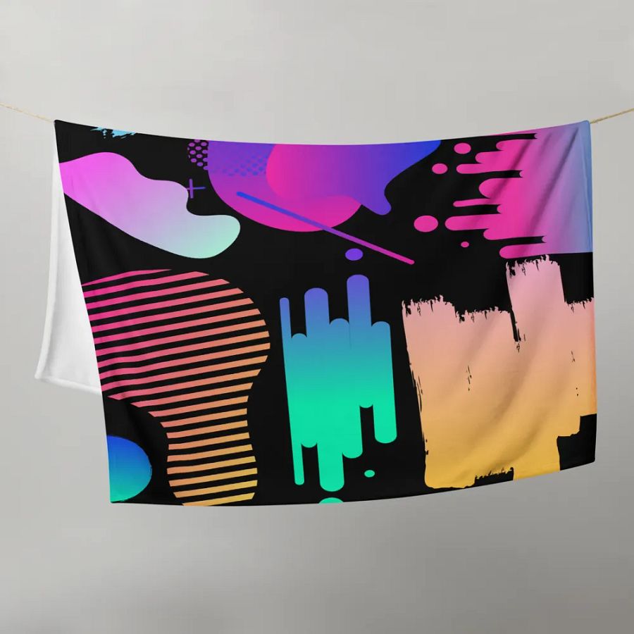 90's Pattern Throw Blanket | 1990's Pattern Blanket product image (21)