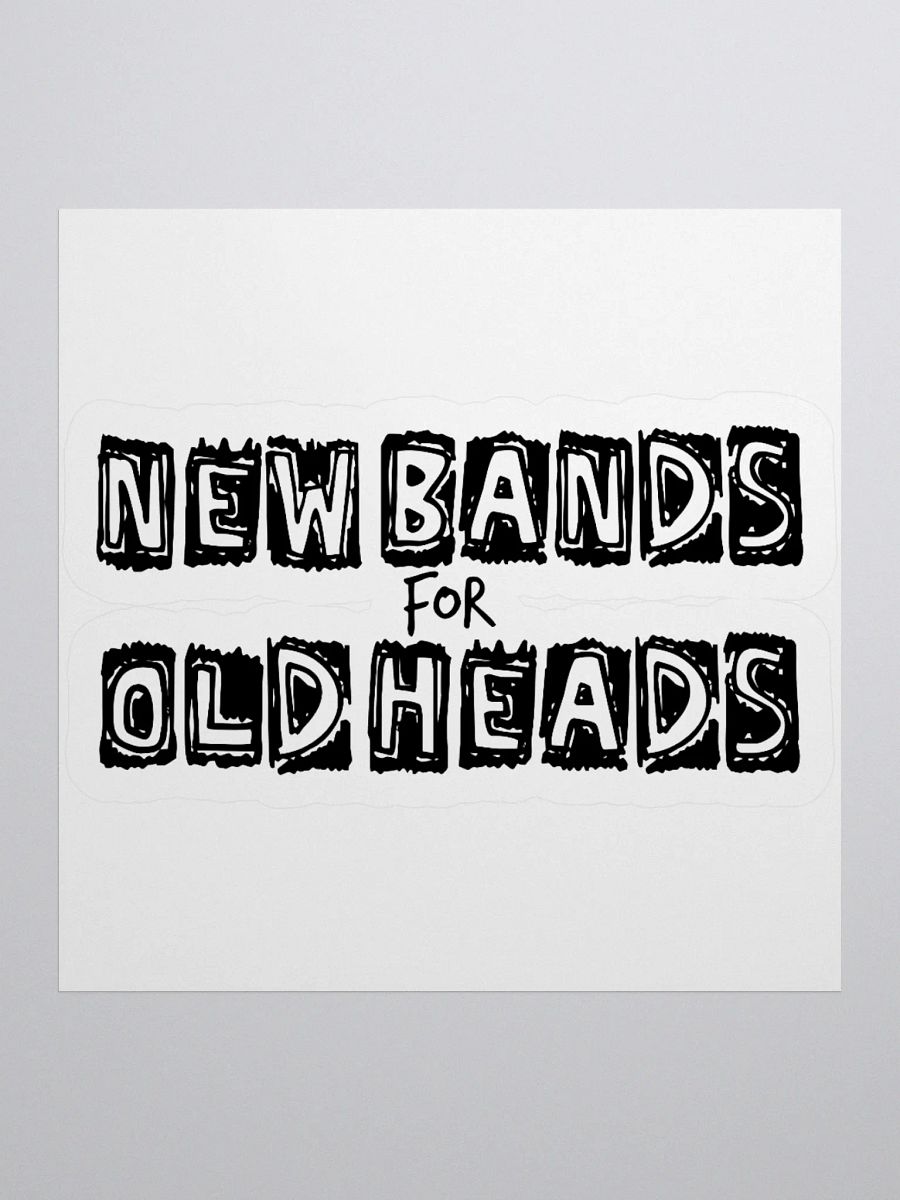 New Bands for Old Heads Sticker product image (1)