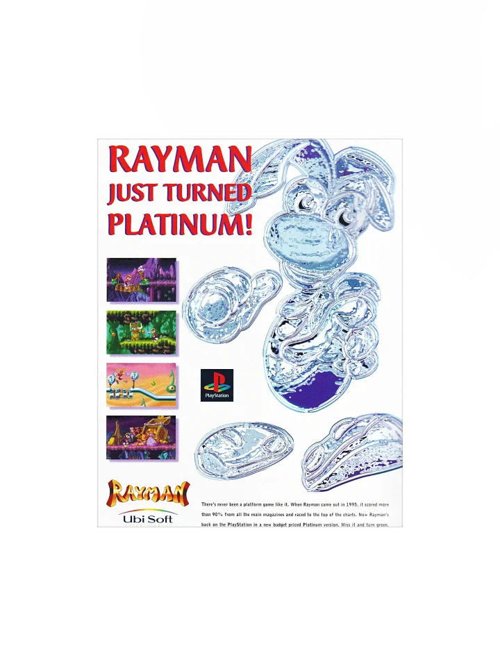 Rayman Platinum - Promotional Poster/Flyer product image (1)