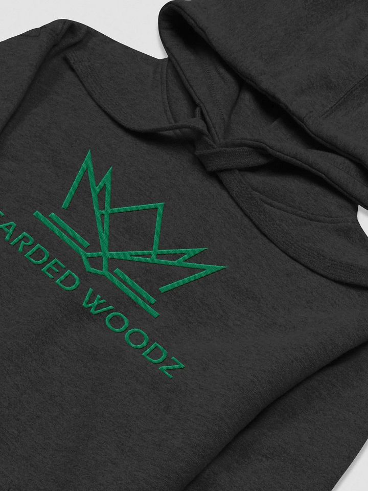 Men's Bearded Woodz Hoodie (Green Embroidery) product image (2)