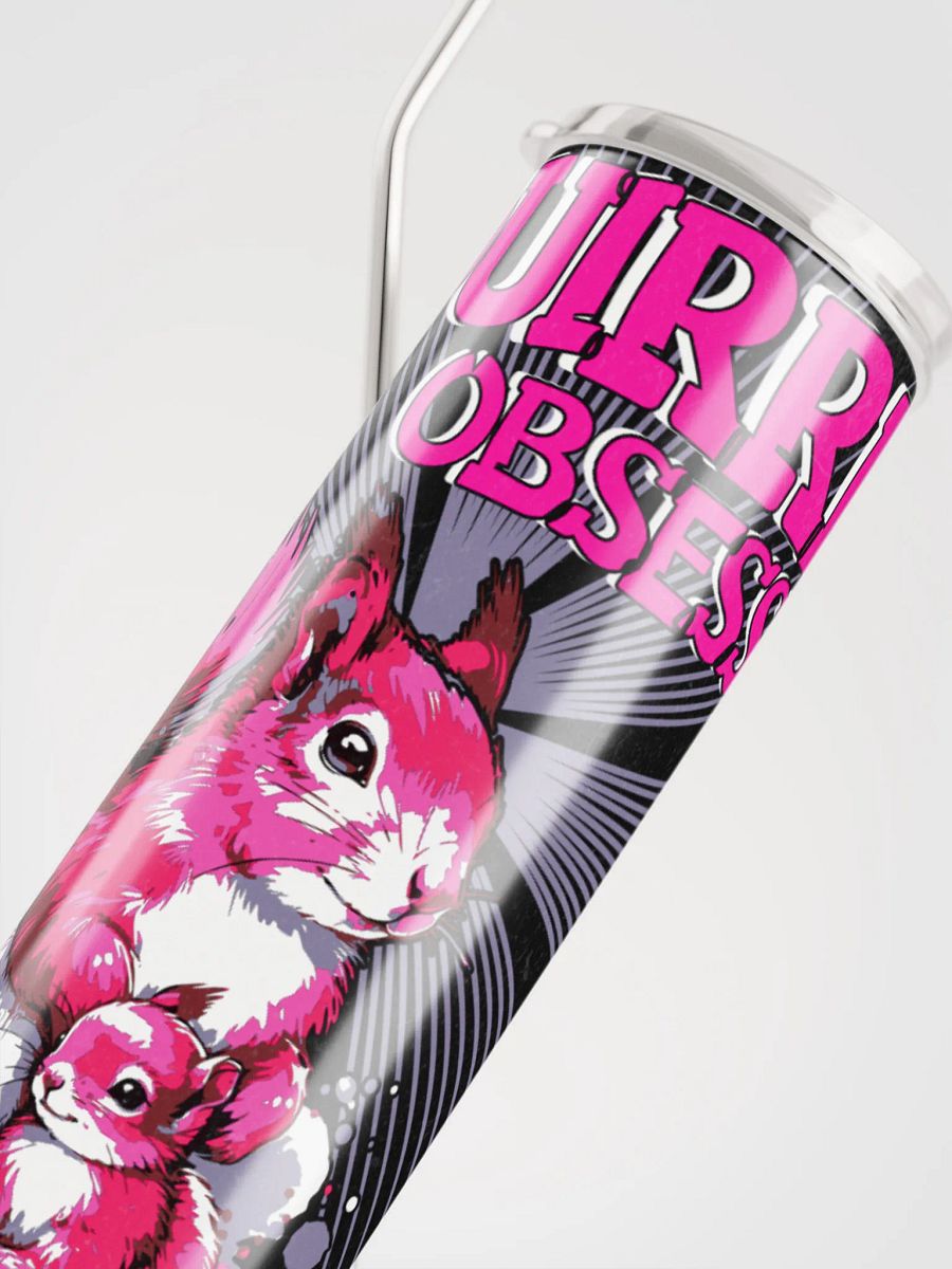 Squirrel Obsessed Stainless Steel Tumbler product image (4)