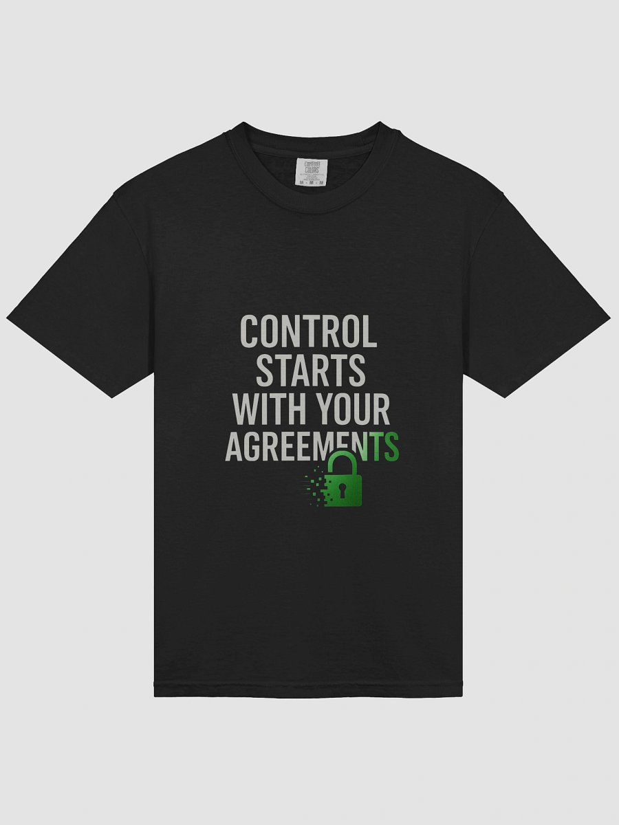 Control Start with your Agrements T-Shirt product image (31)