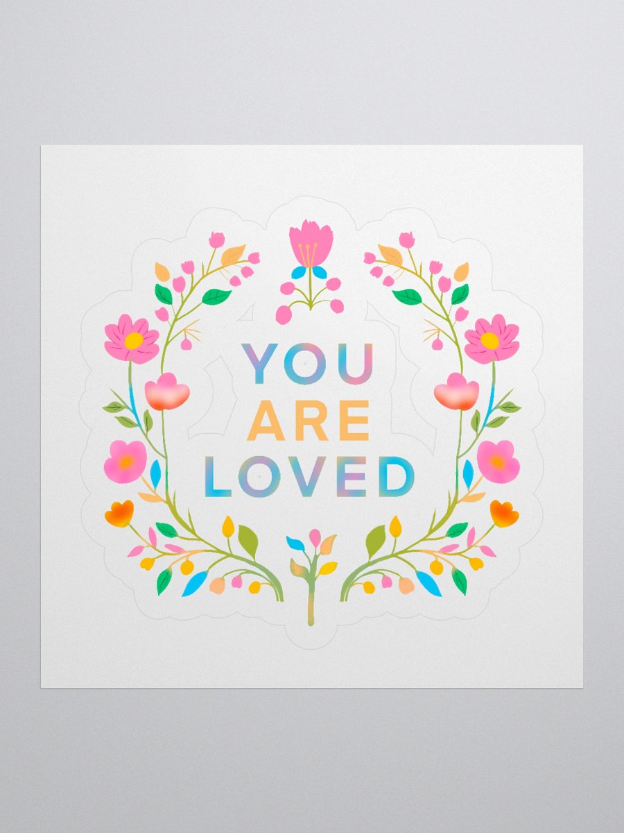 You Are Loved Floral Sticker Set product image (2)