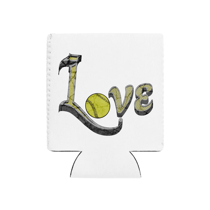 Love Softball Can Cooler product image (1)