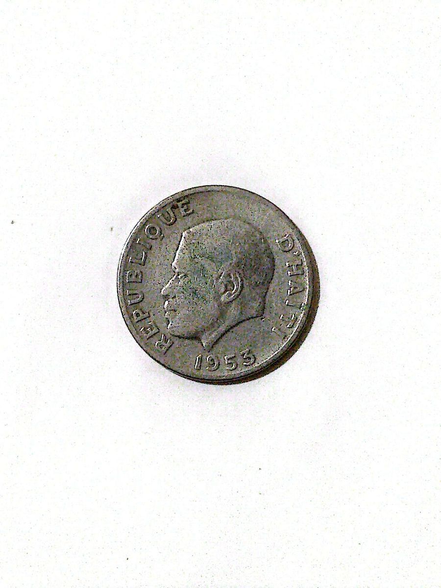 10-cent Haitian Gourde coin - Paul Eugène Magloire (1955) product image (1)