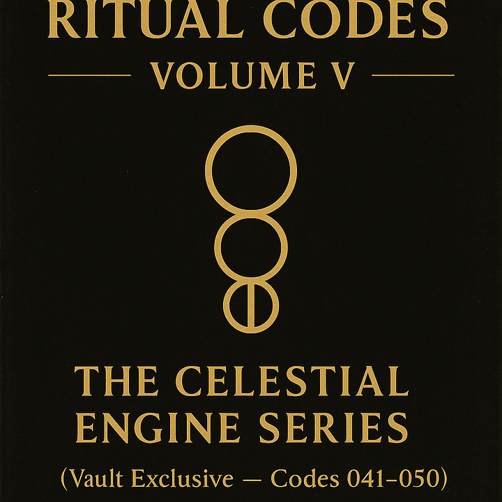 Ritual Codes Volume V - The Celestial Engine Series (Vault Exclusive - Codes 041–050) product image (1)