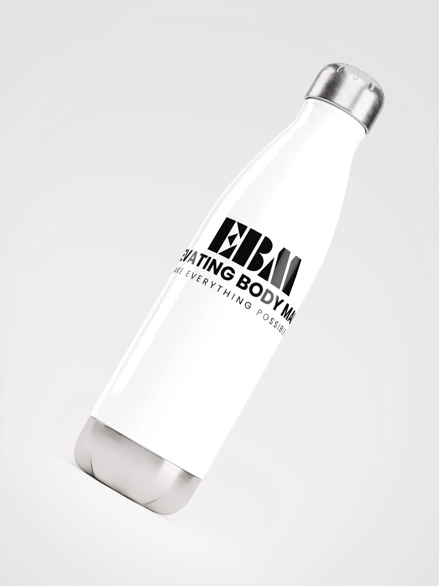 EBM Stainless Steel Water Bottle (White) product image (4)
