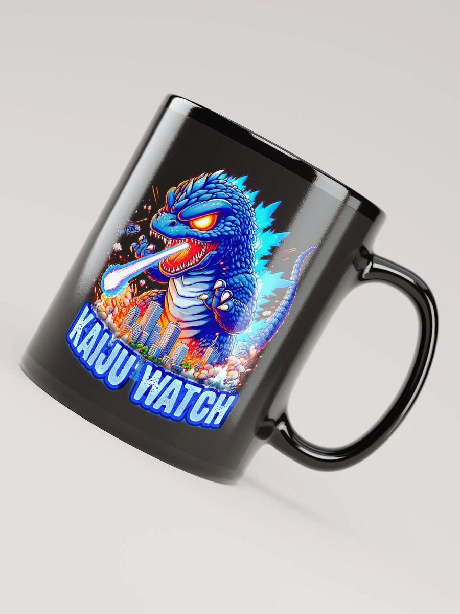 Kaiju Chaos Black Glossy Mug product image (7)