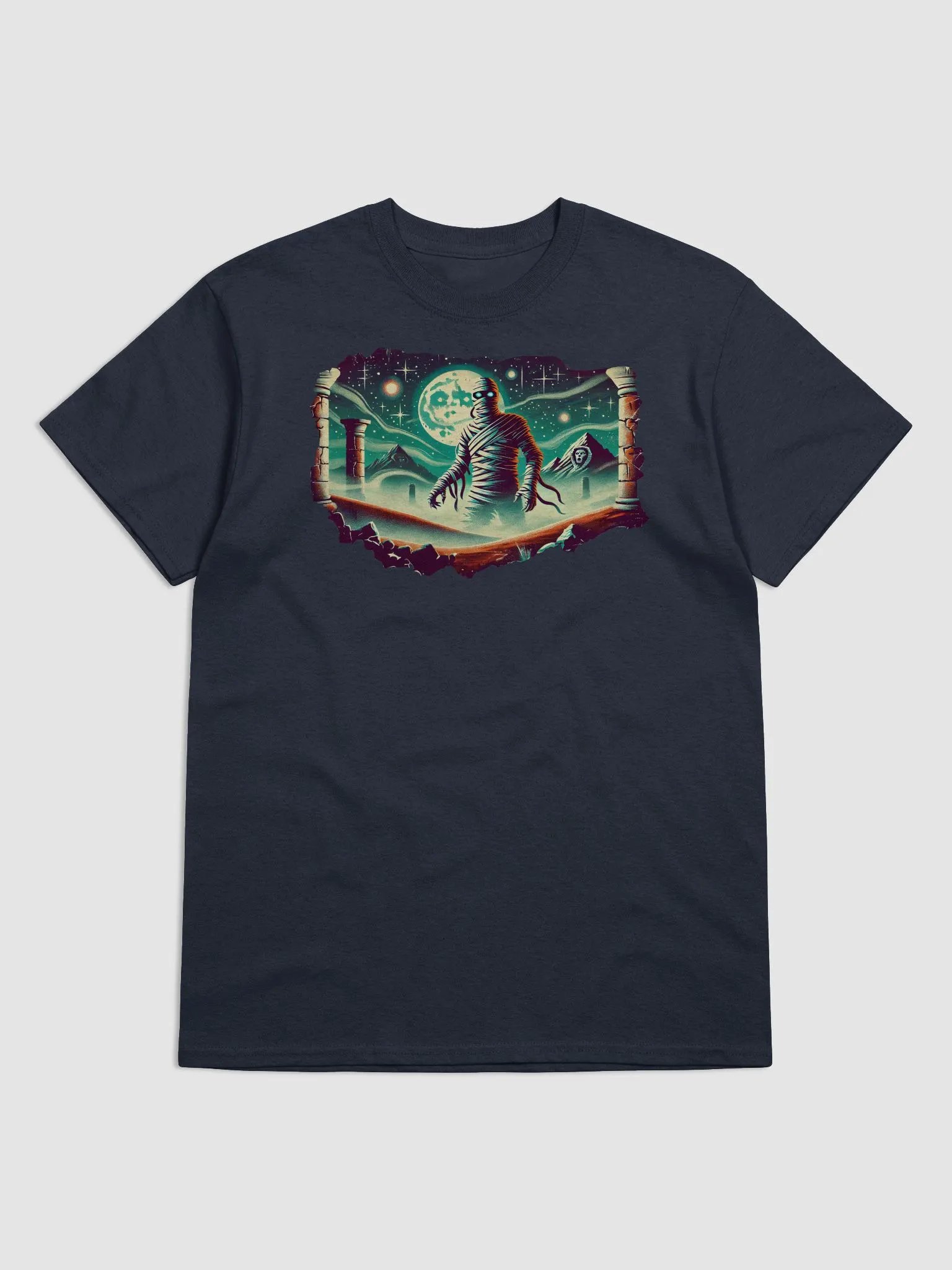 Mummy Full Moon Adult Unisex T-shirt product image (20)