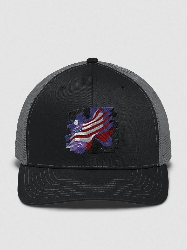 Flying High American Flag Richardson Trucker Hat product image (3)