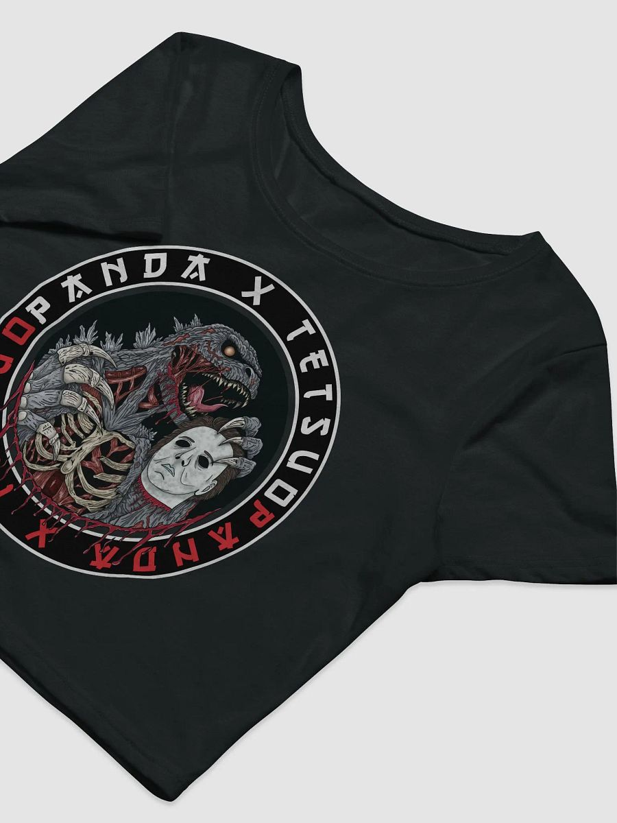 God of Carnage Bella+Canvas Women's Crop Tee (Northern Lotus Design) product image (5)