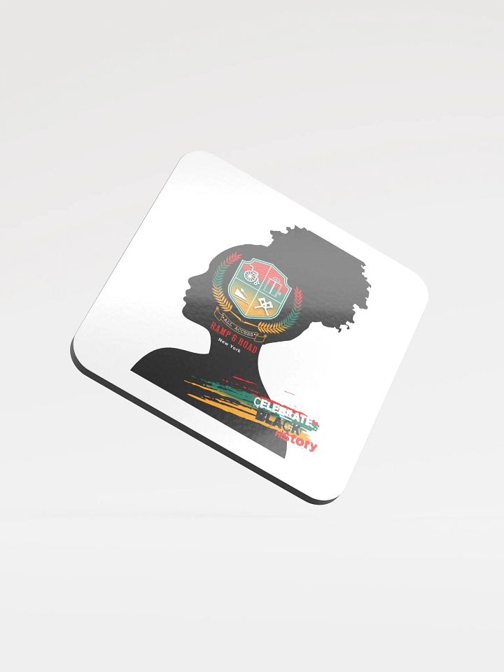 Celebrate Black History Glossed Cork Coaster product image (1)