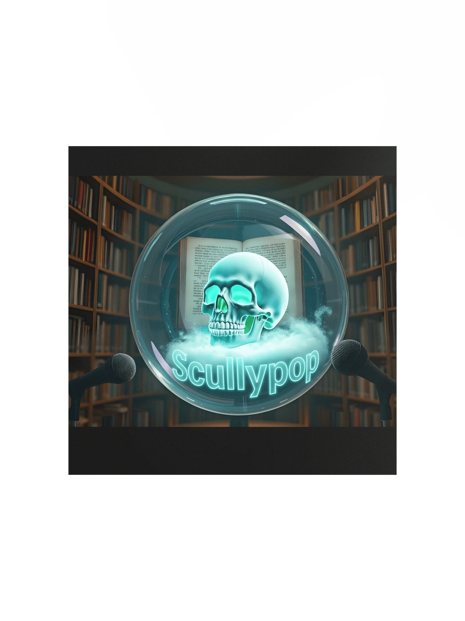 Team Scullypop Glowing Skull Poster product image (3)