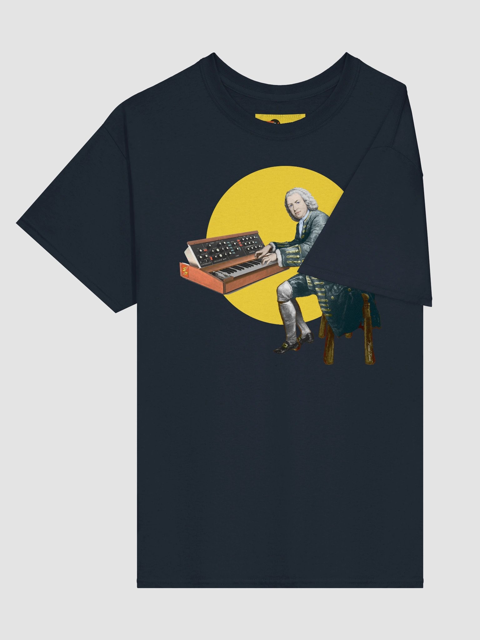 Prelude and Moogue by Frank Fonik (Minimoog), Techno EDM Unisex T-Shirt product image (16)