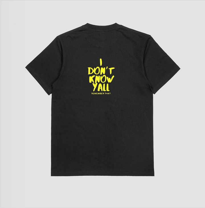 Gvnglvnd bear tee (black/yellow) product image (2)