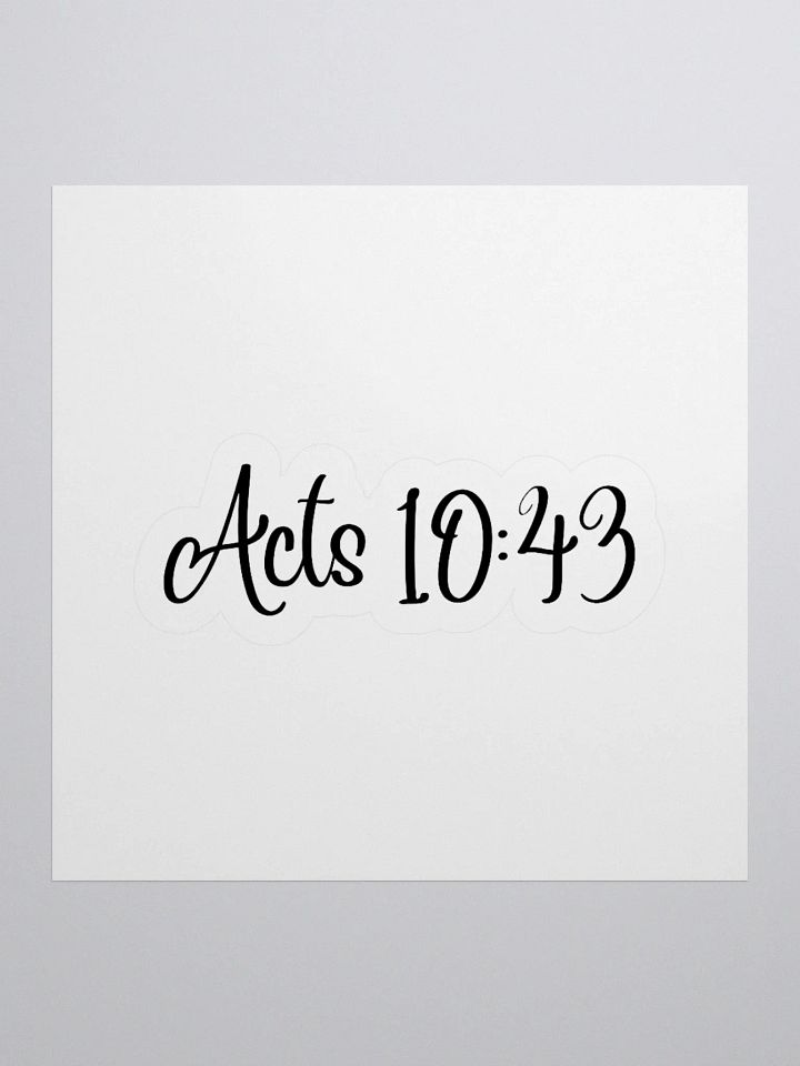 Acts 10:43 product image (1)