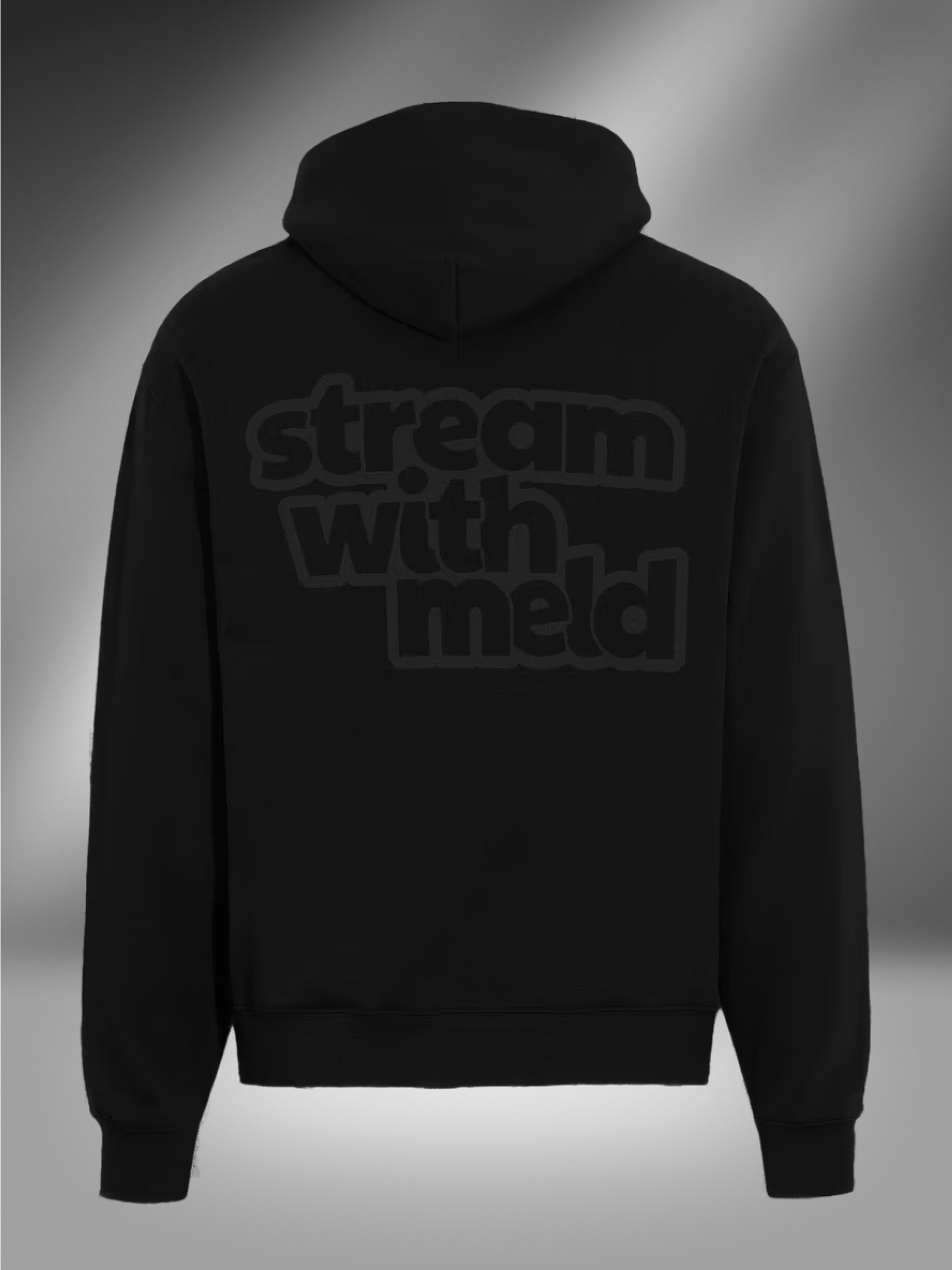 Monochrome Black Hoodie product image (6)