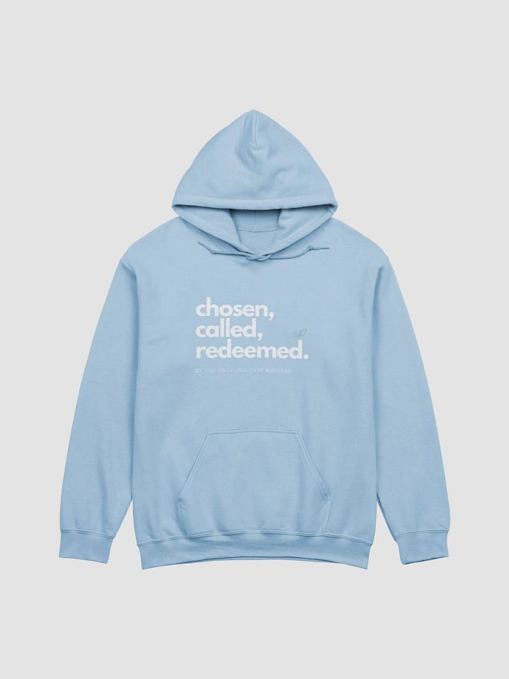 Chosen, Called, Redeemed Hoodie (White Text) product image (2)