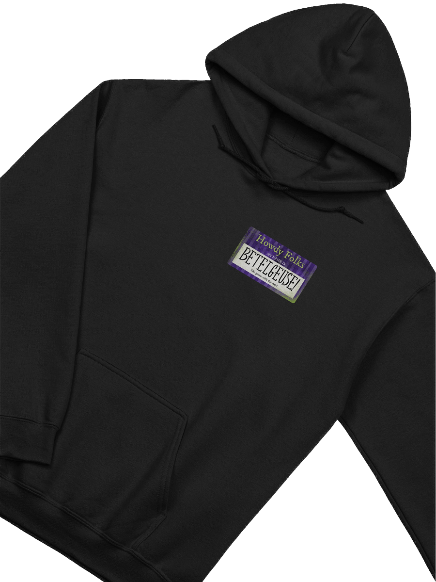 [UM Designs] My Name Is - Unisex Pullover Graphic Hoodie [black letters] product image (3)