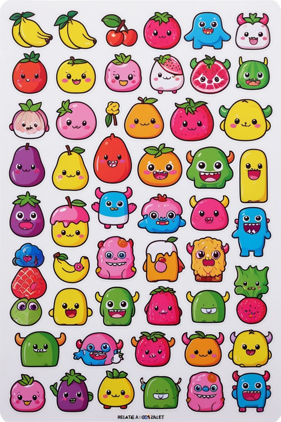 Nature’s Bounty: Fruits, Veggies & Outdoor Wonders in Stickers product image (3)