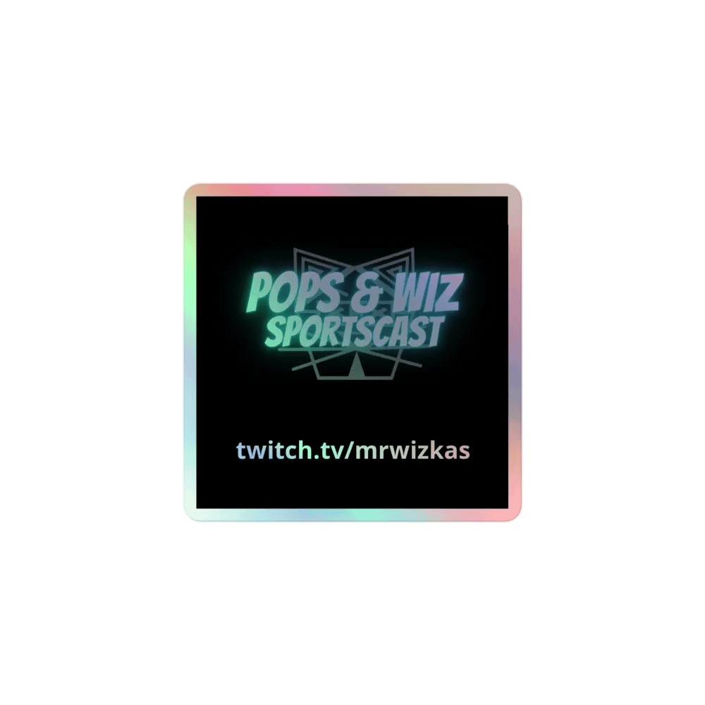 Pops & Wiz SportsCast Sticker product image (1)