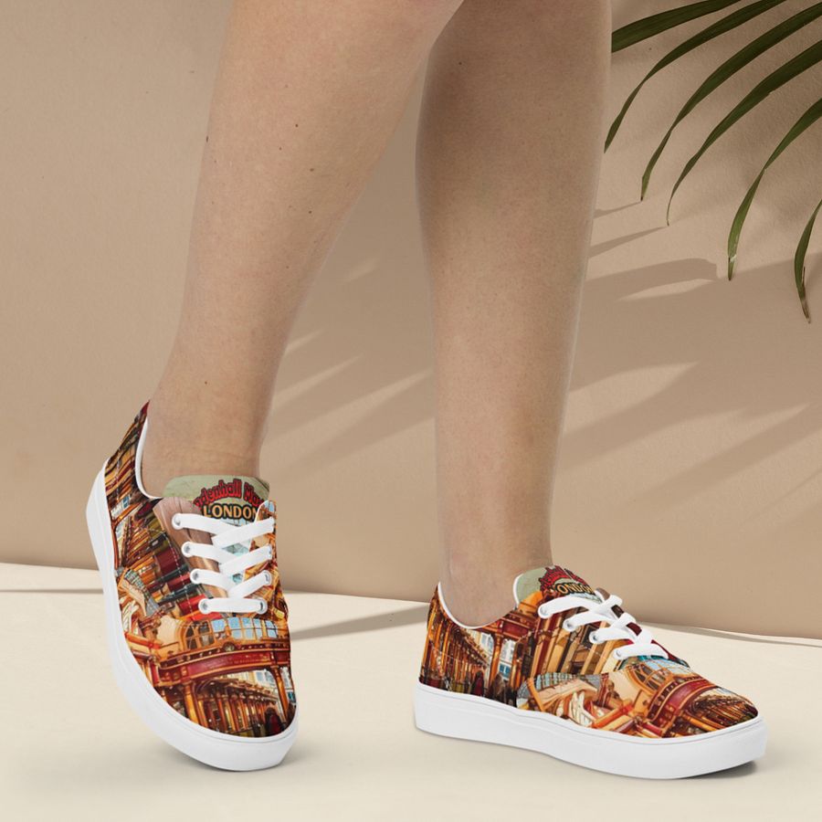 Leadenhall Market London All Over Print Canvas Shoes product image (5)