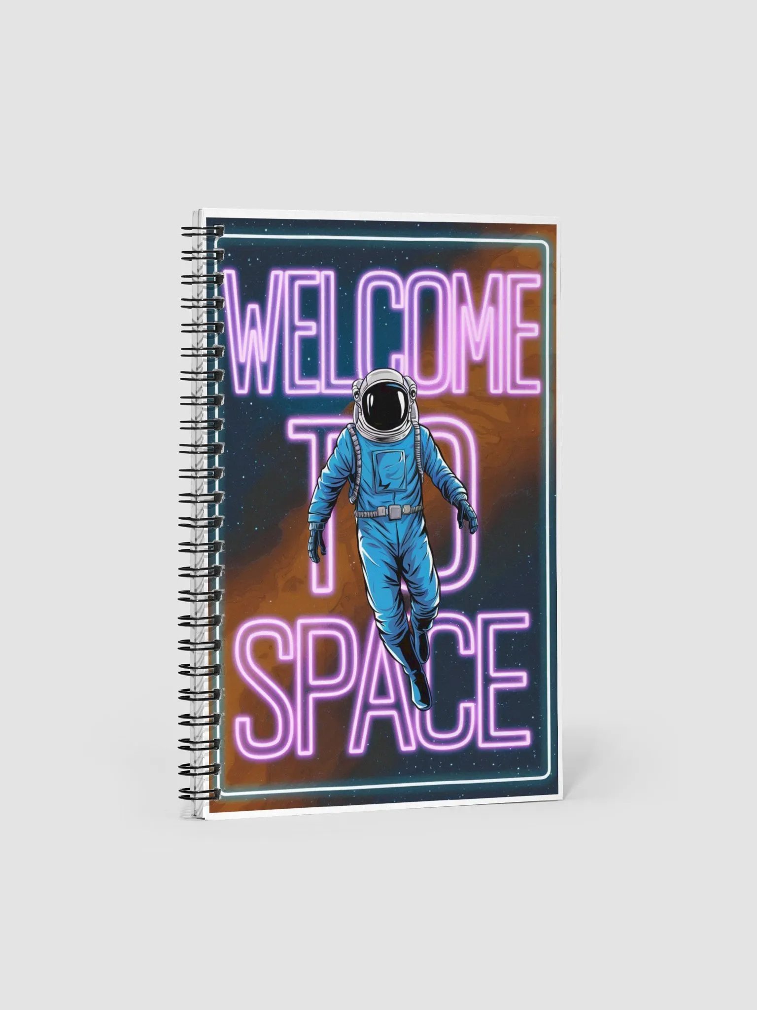 WELCOME TO SPACE Spiral Notebook product image (1)