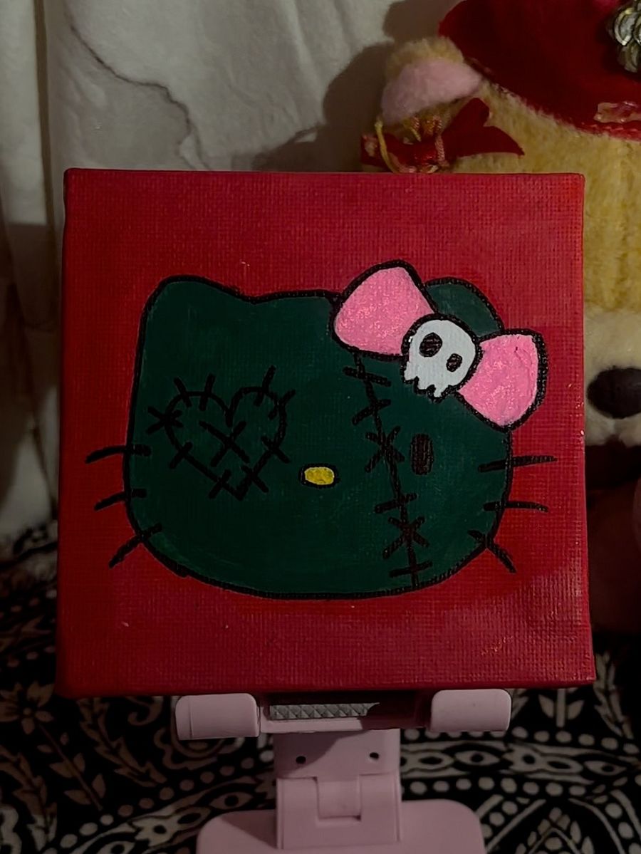 Custom Hello Kitty Art Canvas product image (2)