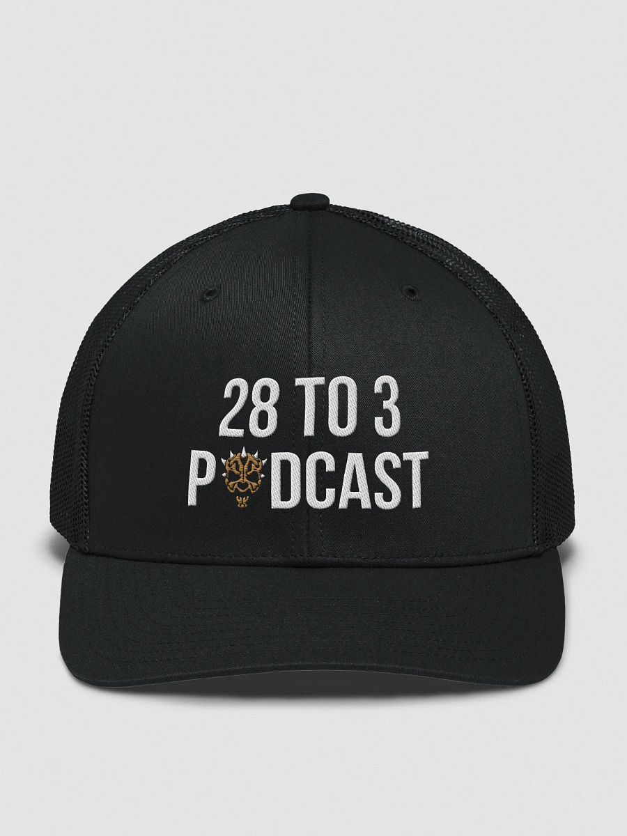 The 28 to 3 Podcast Trucker Hat product image (1)